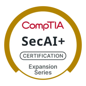 CompTIA SecAI+ certificaiton logo